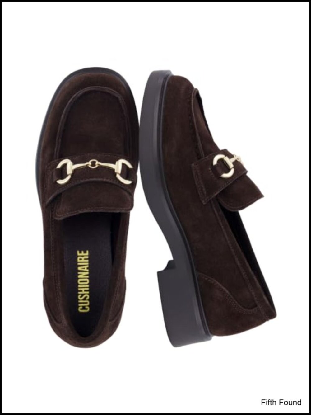 Suede Leather Loafers Chunky Lug Sole Slip On Work Shoes
